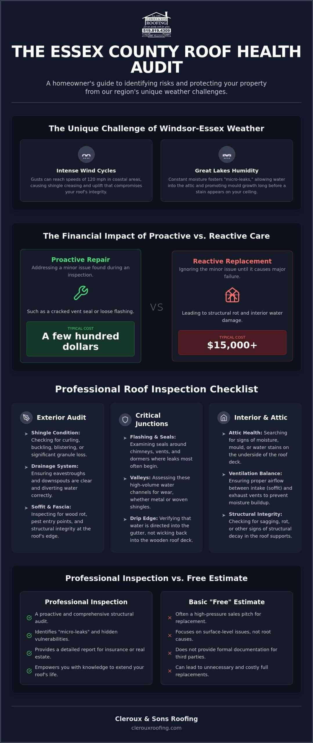Residential Roof Inspection Essex County: The Homeowner’s Essential Checklist