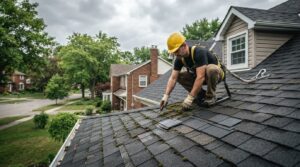 Shingle Roof Repair in Tecumseh: A Guide to Moss Removal and Damage Control
