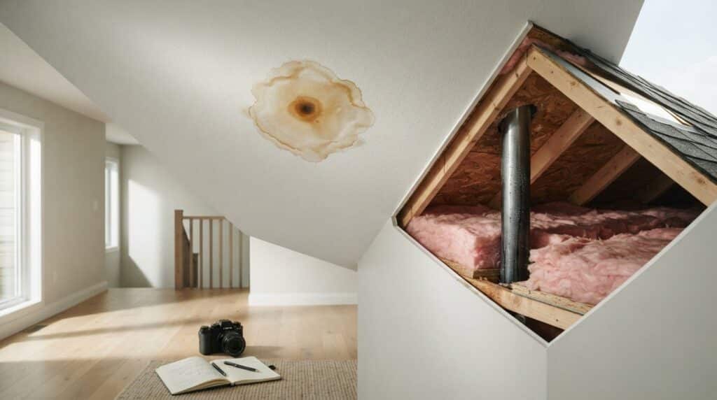 Water Stains on the Ceiling but No Leak? Causes and Next Steps